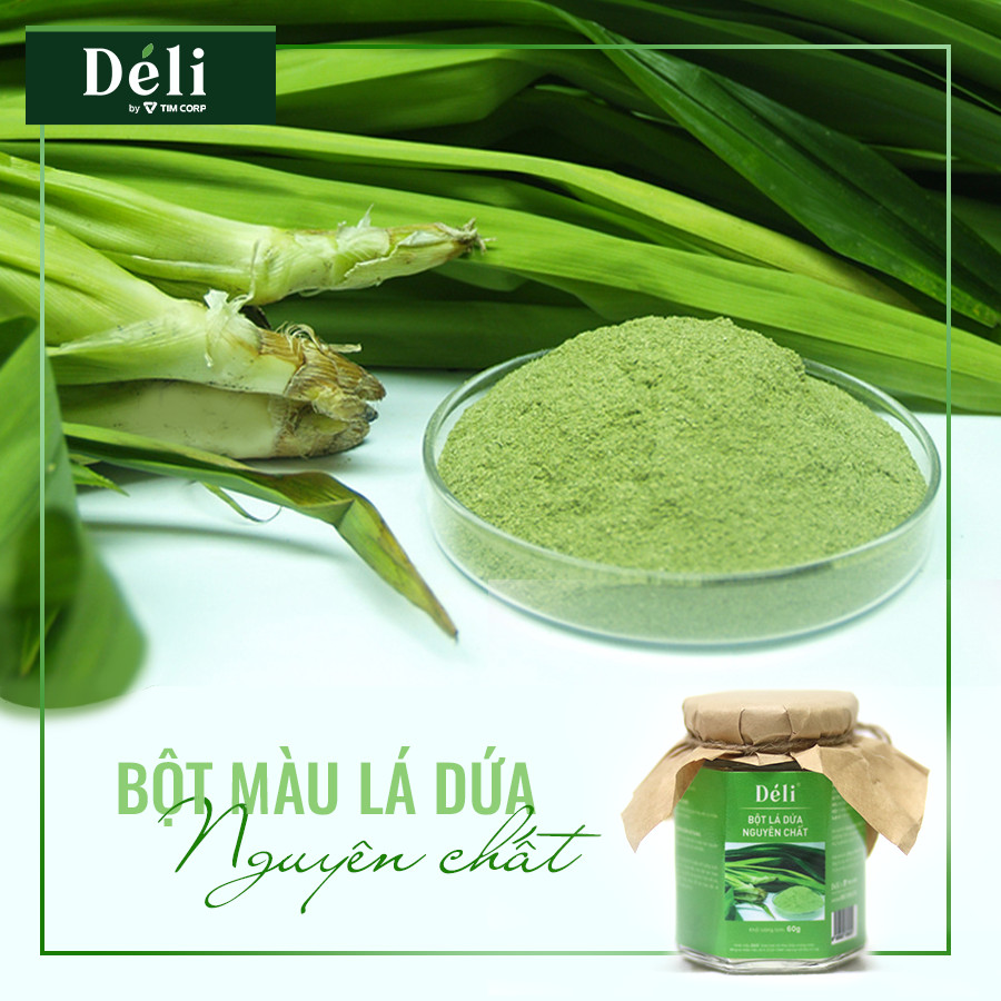 Bột màu Lá dứa Déli 