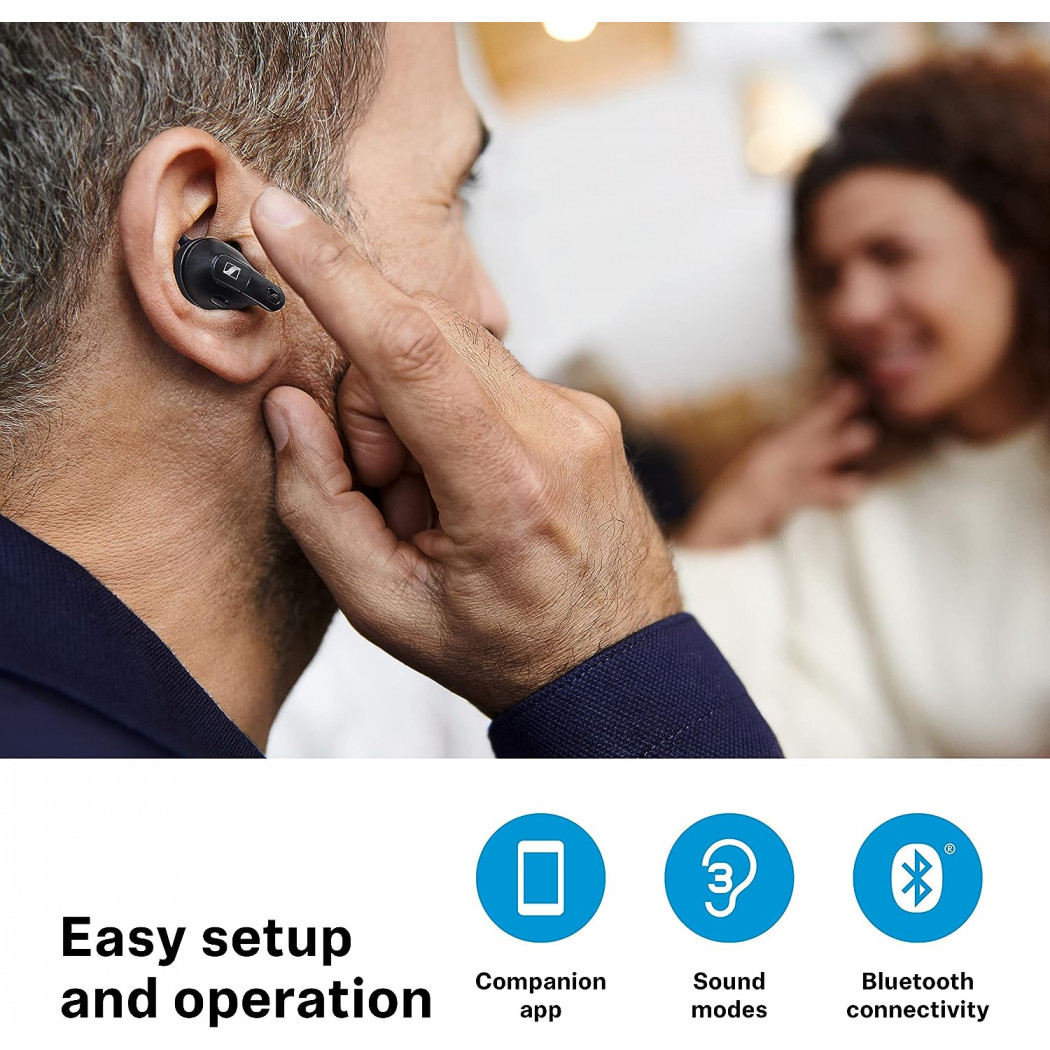 Tai nghe nhét tai Sennheiser Conversation Clear Plus hỗ trợ thính giác - Hàng chính hãng 2 năm bảo hành