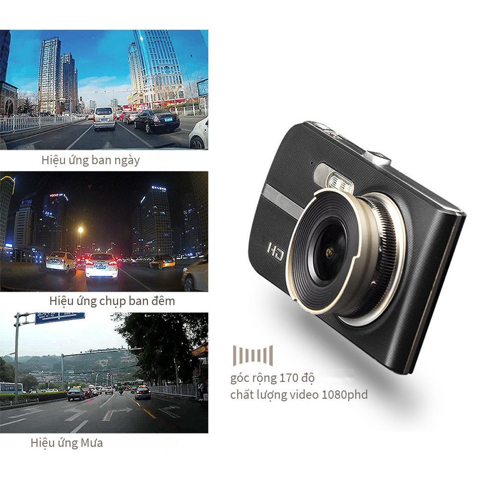 Ưu đãi đặc biệt Máy ghi hình lái xe ô tô 4 inch ống kính kép phía trước và sau 1296P máy ghi hình lái xe nhìn đêm độ nét cao