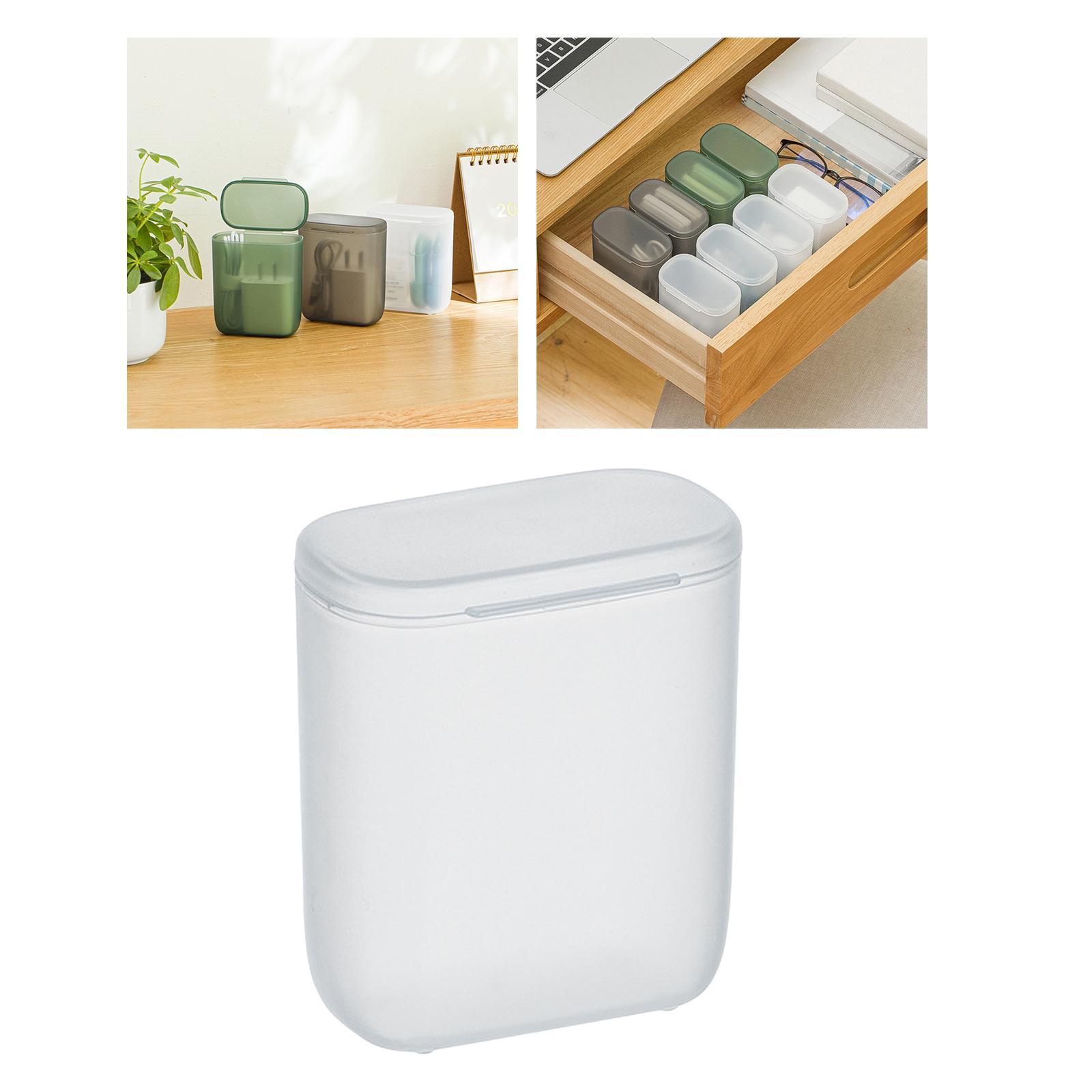Cable Charger Storage Box Cord Holder with Lid for Cord Office Charger