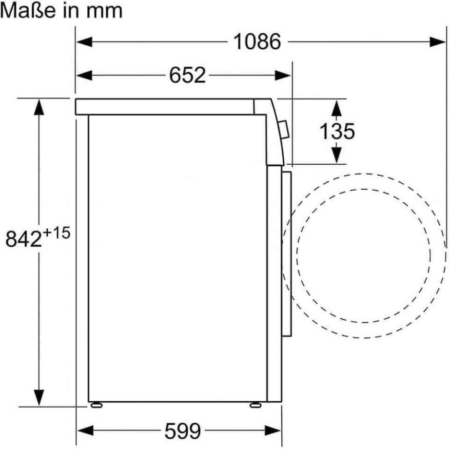 Máy Sấy Quần Áo Bosch WTX87M20 Serie 8, Công Suất 1000W (Made in Poland), BH 12 Tháng, Hàng Chính Hãng