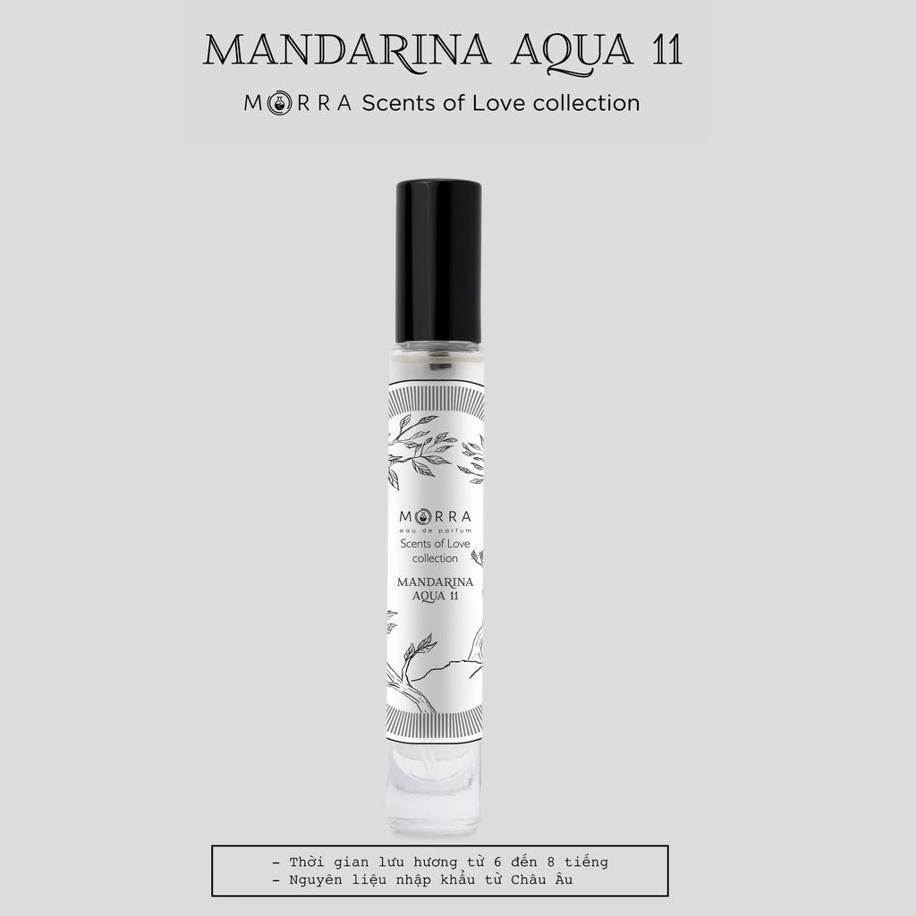 Nước Hoa Morra Unisex Morra Mandarina Aqua 11 Chai 10ml Nguyên Liệu Từ Pháp Hương Tươi Mát