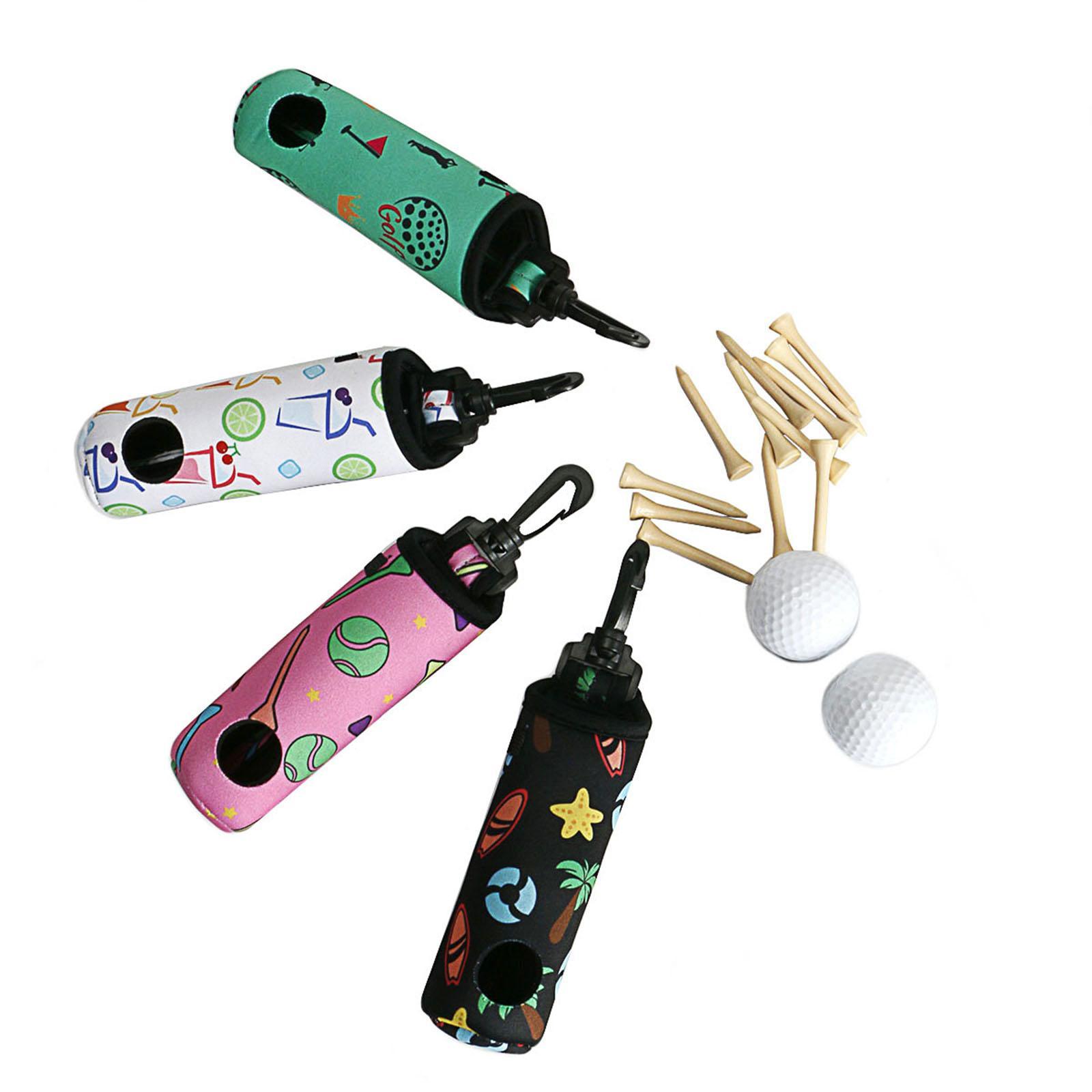 Club Ball Pouch Tee Holder Women Men Purse Golfers Belt Waist Bag Pouch