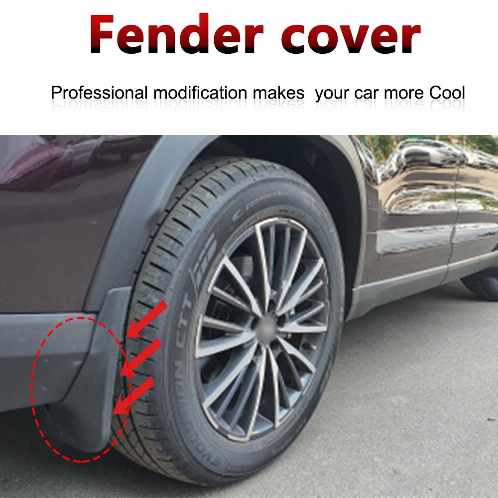 FENDER Set 4 tấm chắn bùn màu đen cho xe Chery Tiggo 7 Pro 2020-2021