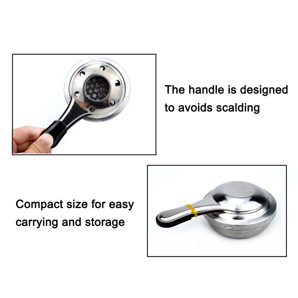 Stainless Steel Camping Alcohol Stoves Portable Picnic BBQ Furnace Cheese Hotpot Alcohol Stoves Outdoor Cooking Furnace Household Cheese Stoves