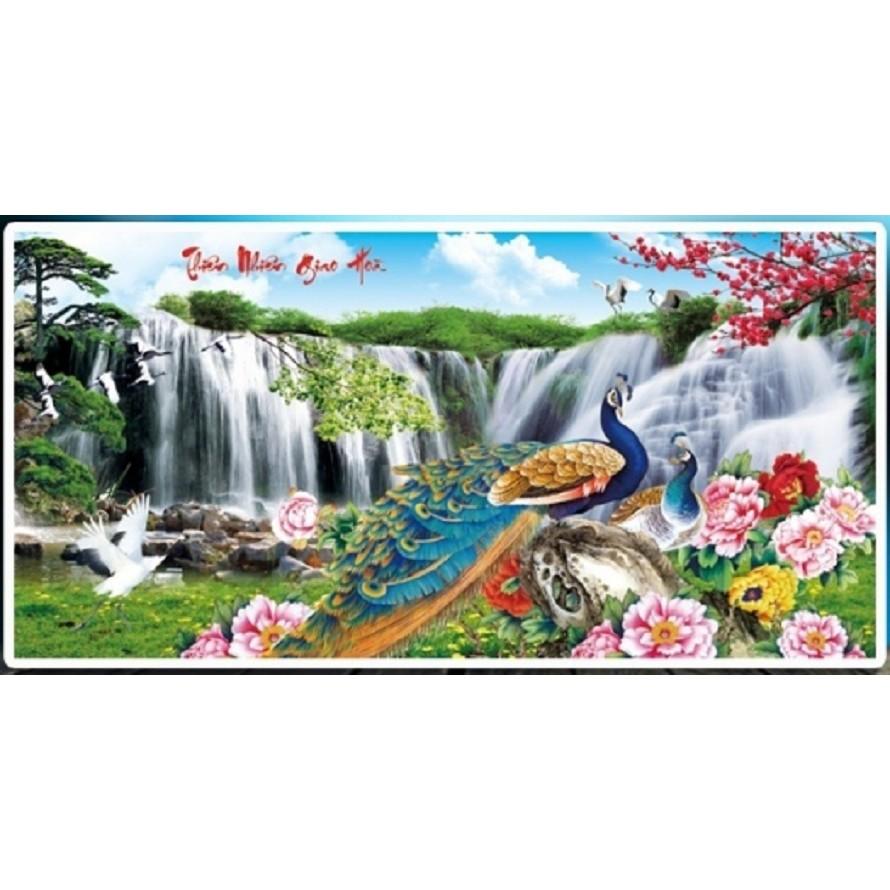 Tranh đính đá Thiên nhiên giao hòa - LV132