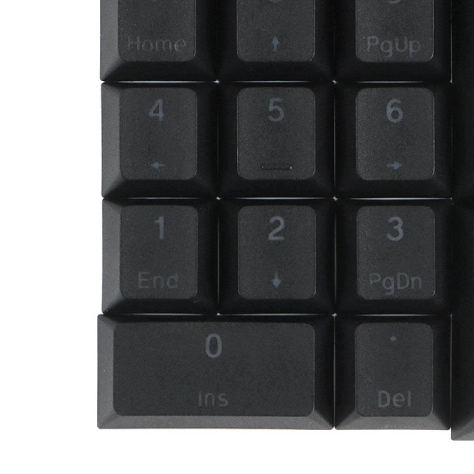 Mechanical Keyboard Numeric Keycaps Layout Dustproof Waterproof Office 17Key for