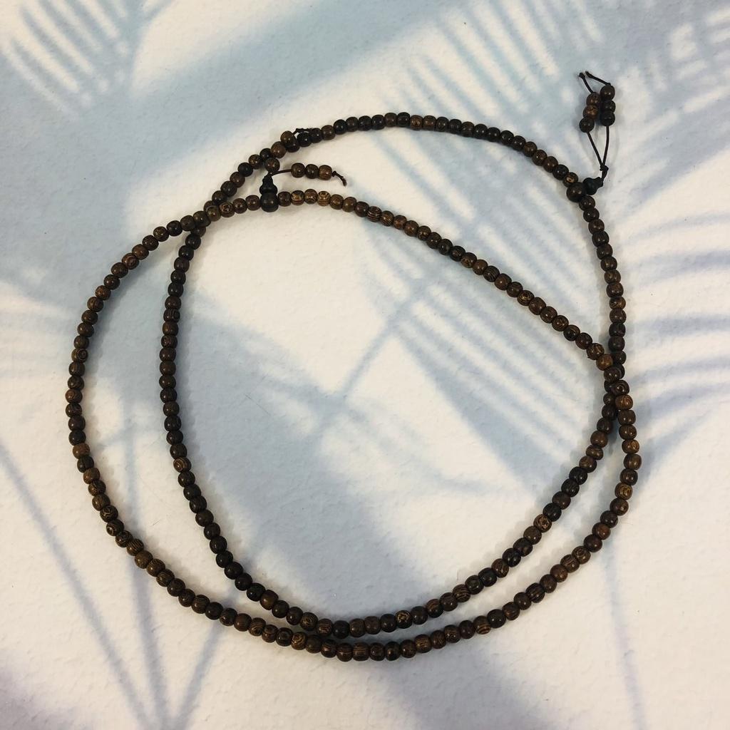 Chuỗi Vòng Hạt Gỗ Bách Xanh 30cm, Chuỗi Vòng Tay, Vòng Cổ, Phụ Kiện Trang Sức Bắt Mắt