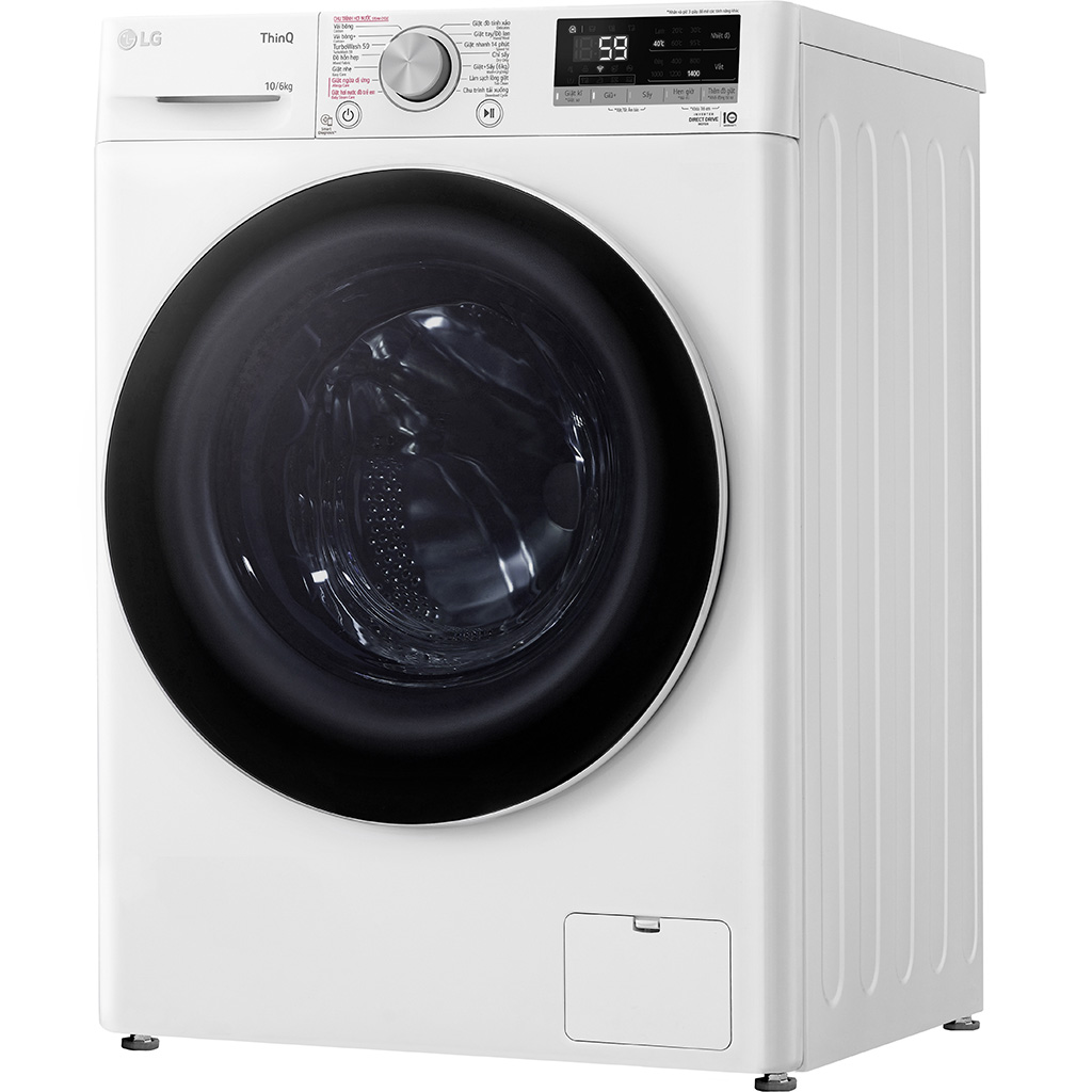 Máy giặt sấy LG Inverter FV1410D4W1 10/6kg - Hàng Chính Hãng