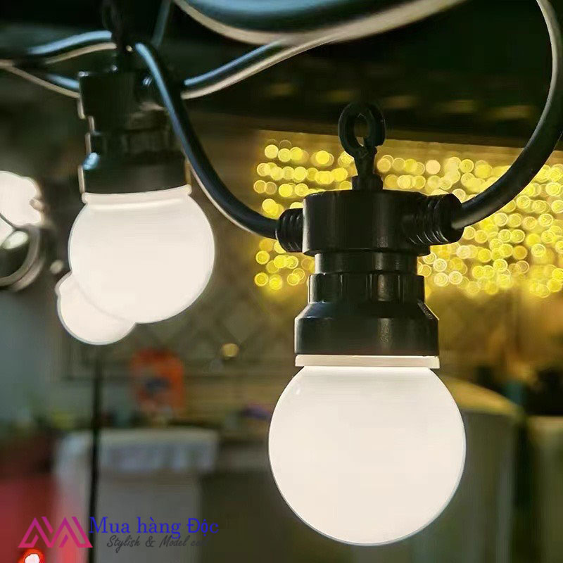 Đèn Trang Trí Dây Đèn Led Trang Trí G50 Bóng lớn 5cm Bóng Lớn Cắm Điện chống nước