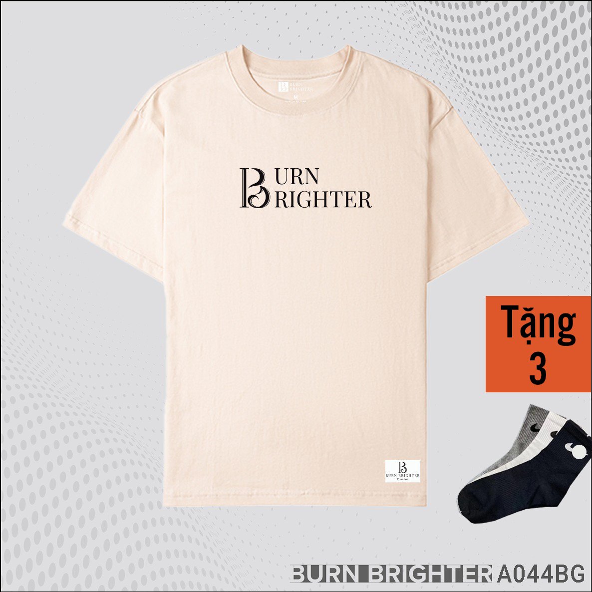 ÁO THUN UNISEX A044 - BURN BRIGHTER