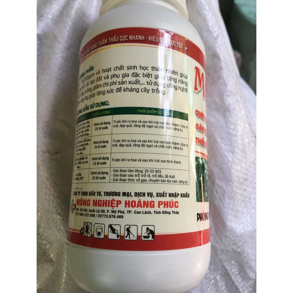 Dung dịch Nano Bạc Đồng phòng trị nấm khuẩn 500ml nhan mới M6