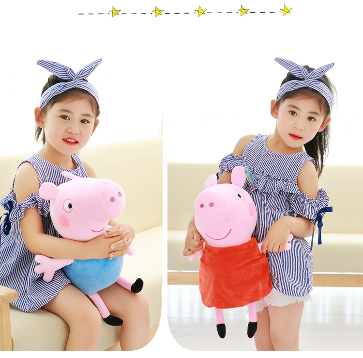 Gấu Bông Heo Peppa, Gia Đình Heo Peppa (20Cm---40Cm) Hàng Việt Nam Chất Lượng Cao, An Toàn Cho Trẻ Nhỏ