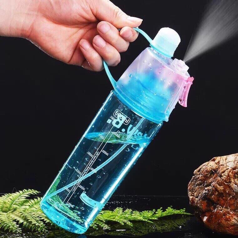 Bình nước thể thao phun sương thế hệ mới 600ml New.B