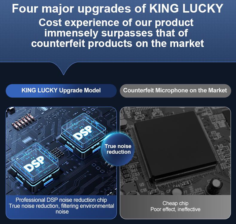 Kinglucky m18 một cho hai micrô cài áo không dây cho máy ảnh dslr máy quay phim điện thoại thông minh và máy tính bảng cho youtube Màu sắc: Xanh lục