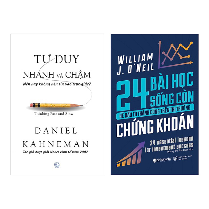Combo Tư Duy Nhanh Và Chậm Và 24 Bài Học Sống Còn Để Đầu Tư Thành Công Trên Thị Trường Chứng Khoán