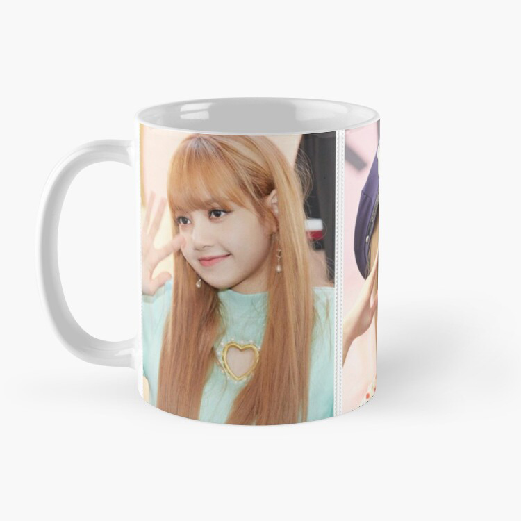 Cốc sứ in hình Lisa Blackpink ly tách cốc văn phòng