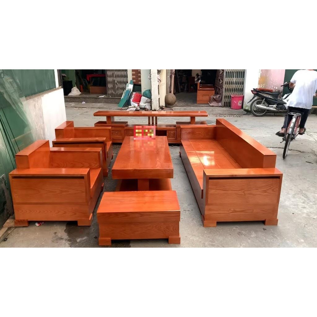 Bộ bàn ghế Sofa Đối gỗ Sồi Nga