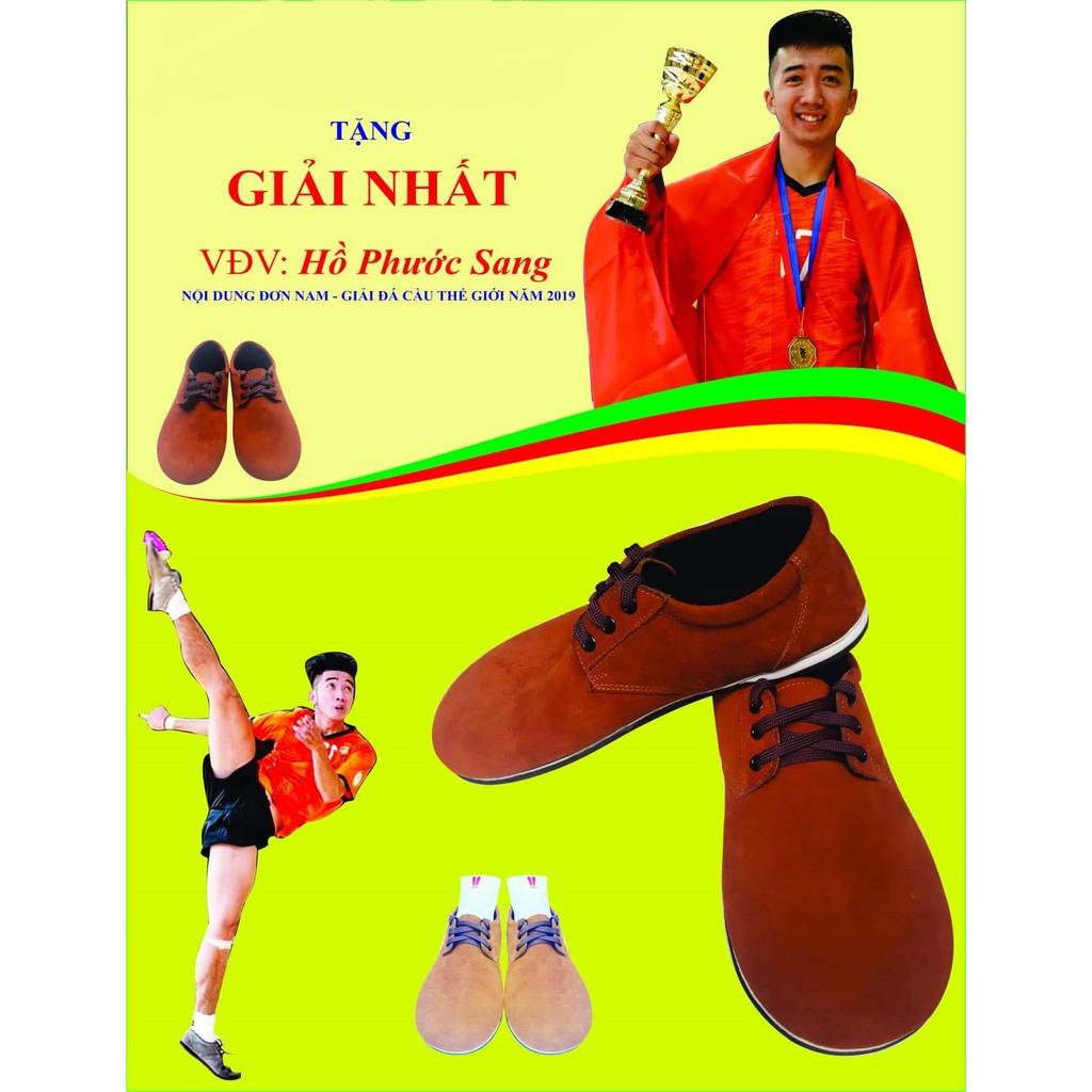 Giày đá cầu mỏ vịt đế cao su cao cấp