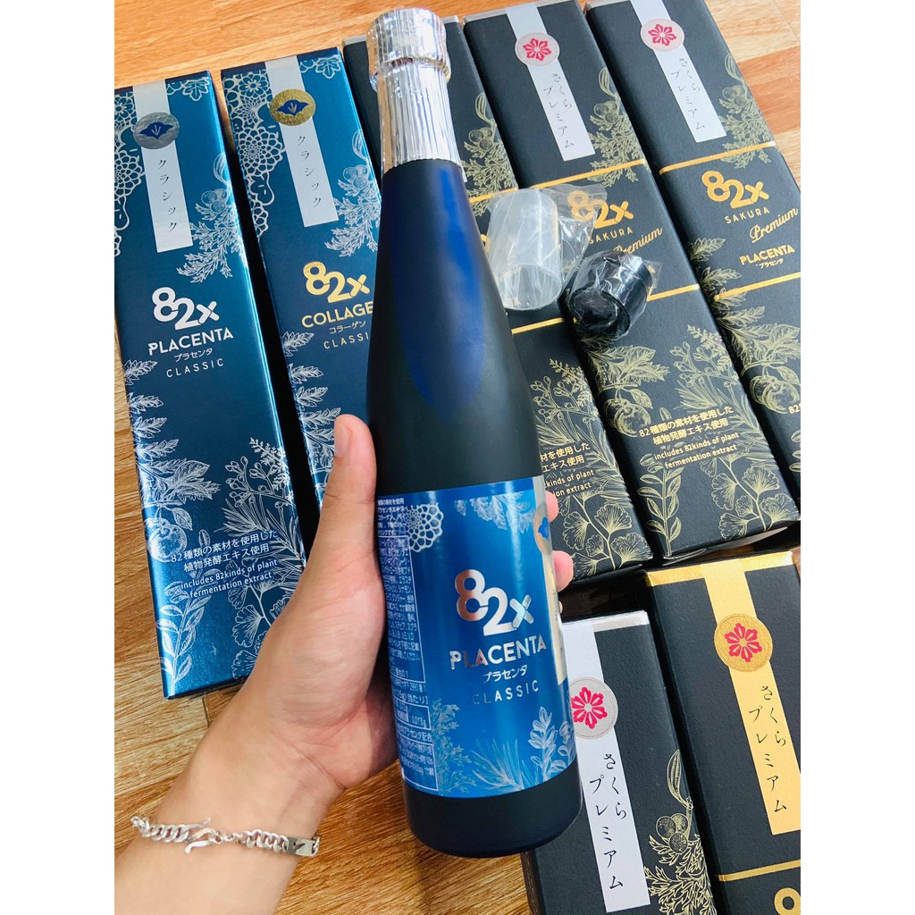 DA ĐẸP THẦN SẦU GIẤU TUỔI TÁC Combo 3 Chai: COLLAGEN + SAKURA PLACENTA + PLACENTA, Nước Uống Đẹp Da Từ Nhật Bản Số 1 VN