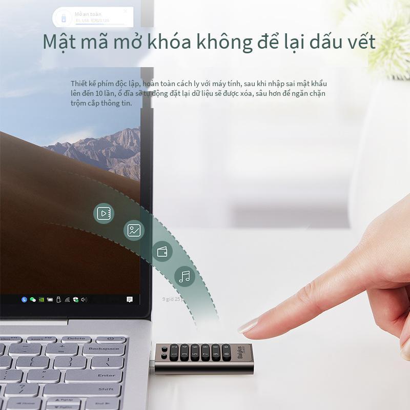 Phong cách mới nhất Baiyi mã hóa trạng thái rắn u đĩa chính mã hóa phần cứng lá chắn bí mật khóa kỹ thuật số bảo vệ dữ liệu thông minh mật khẩu tốc độ cao