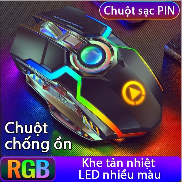 Chuột không dây Gaming Coputa Chuột máy tính laptop chơi game cao cấp A5