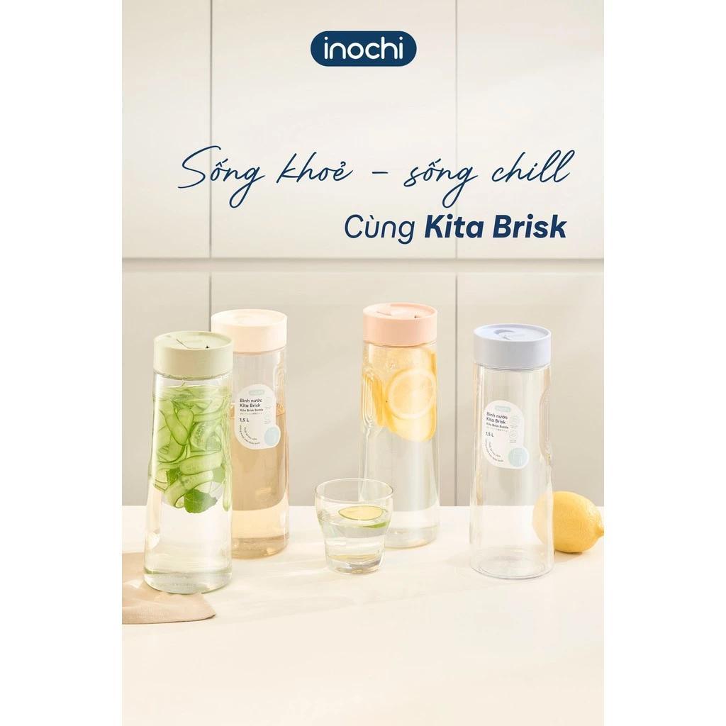 Bình Nước Kita Brisk 1.5L - Inochi HIN.BNKB.1500 - Màu Hồng Nhạt