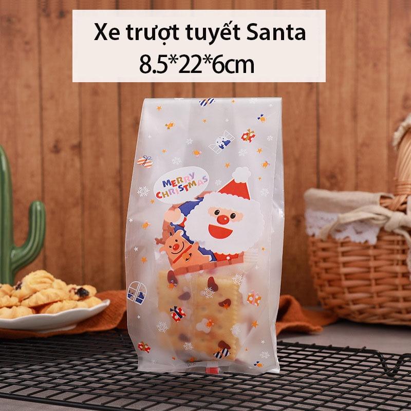 Túi đựng bánh quy ,túi đựng snack bánh dứa, Giáng sinh - KING OF OPP