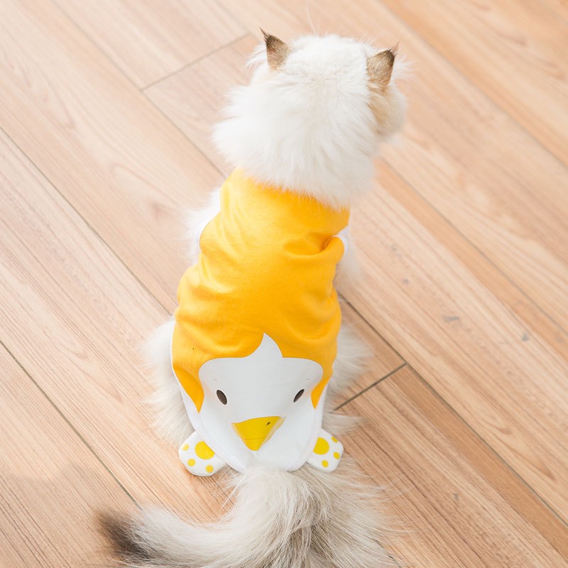Áo ba lỗ con vịt cho thú cưng dễ thương