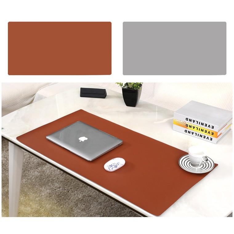 Thảm Da Lót Bàn Làm Việc Size Lớn DeskPad 120x60, 120x50, 100x50..Kiêm Bàn Di Chuột Cỡ Lớn Chống Nước