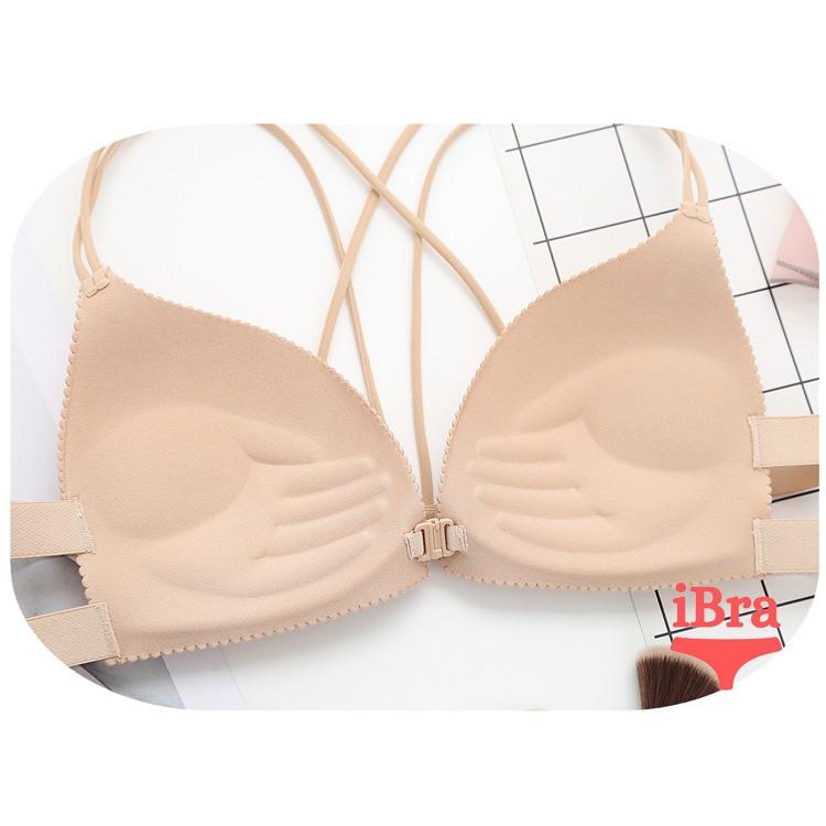 Áo bra / Áo Bra cài trước đệm mỏng nâng ngực bàn tay dây sexy BR01