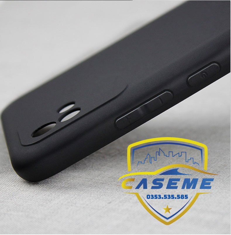 Ốp lưng dành cho Realme Narzo 50i silicon dẻo màu đen bảo vệ camera cao cấp