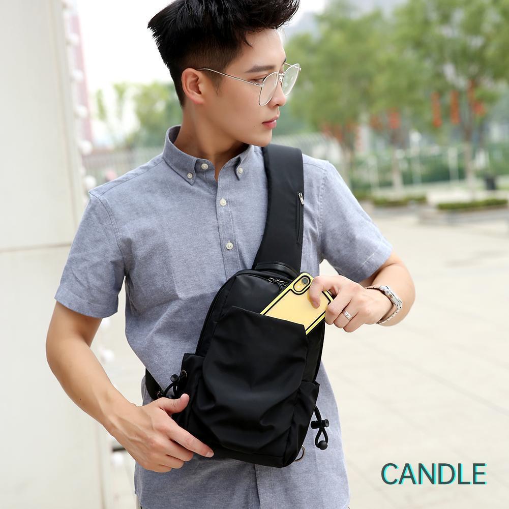 Túi Đeo Chéo Chống Thấm Nước Màu Trơn Cd