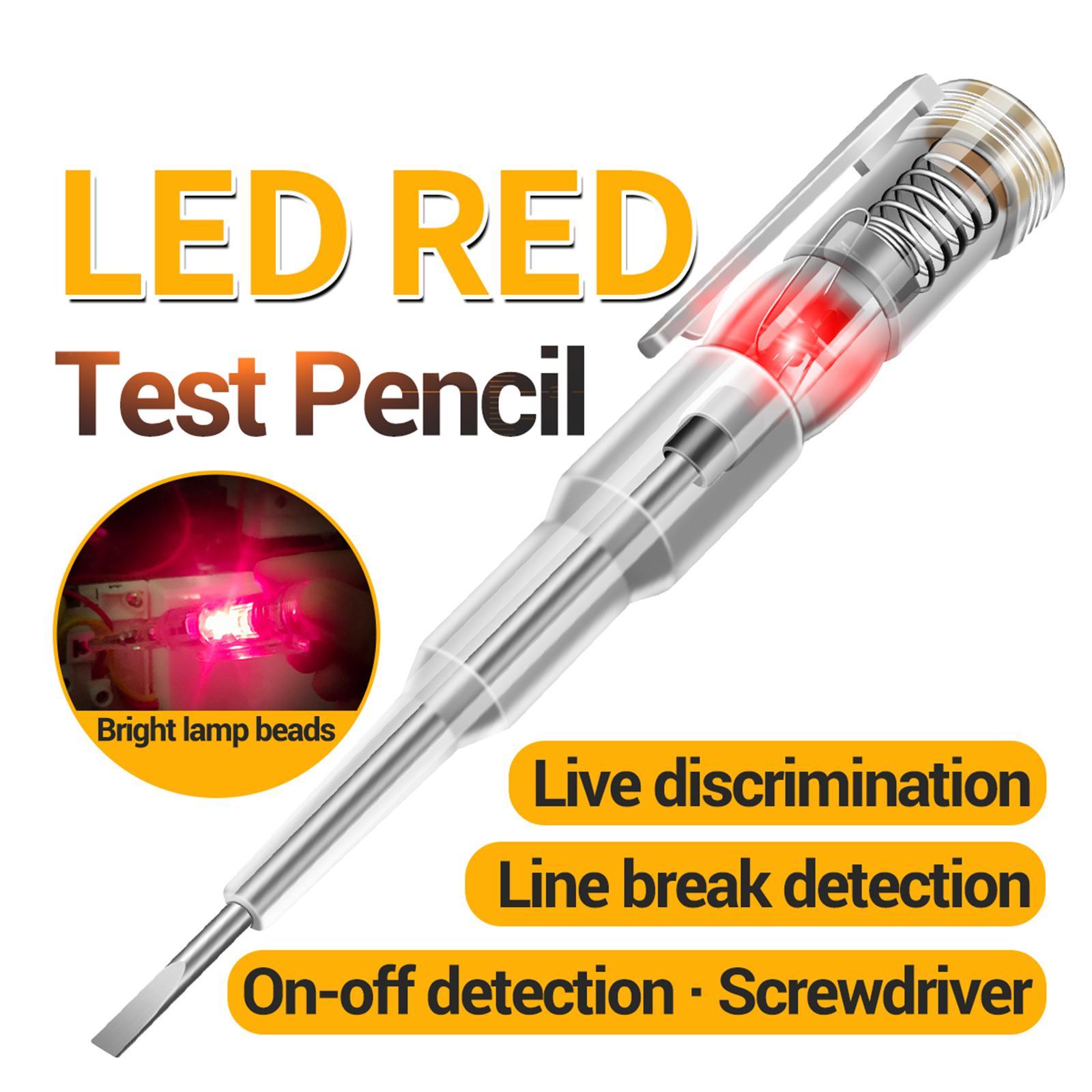 Voltage Tester Pen Electric Tester Pen for Zero Live Wire Test Power Cable Testing