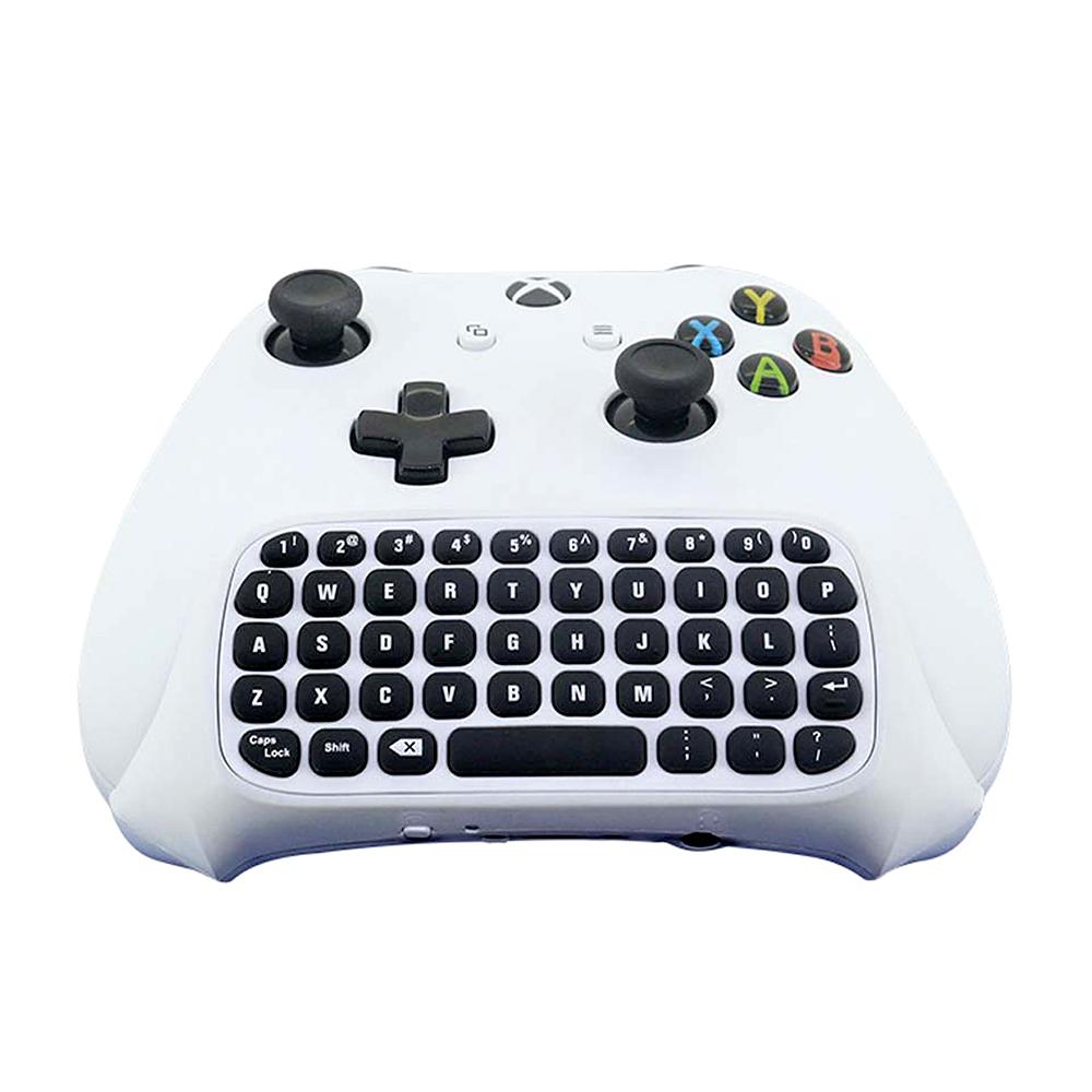 2.4G Wireless Mini Chatpad Keyboard with 3.5mm Audio Jack Chat Message Keypad Replacement for XBox One/Slim/Elit