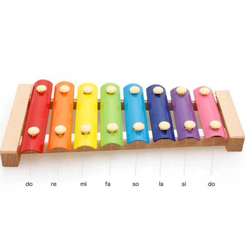 Đồ chơi gỗ cho bé gái bé trai đàn xylophone an toàn thông minh trí tuệ đồ chơi giáo dục