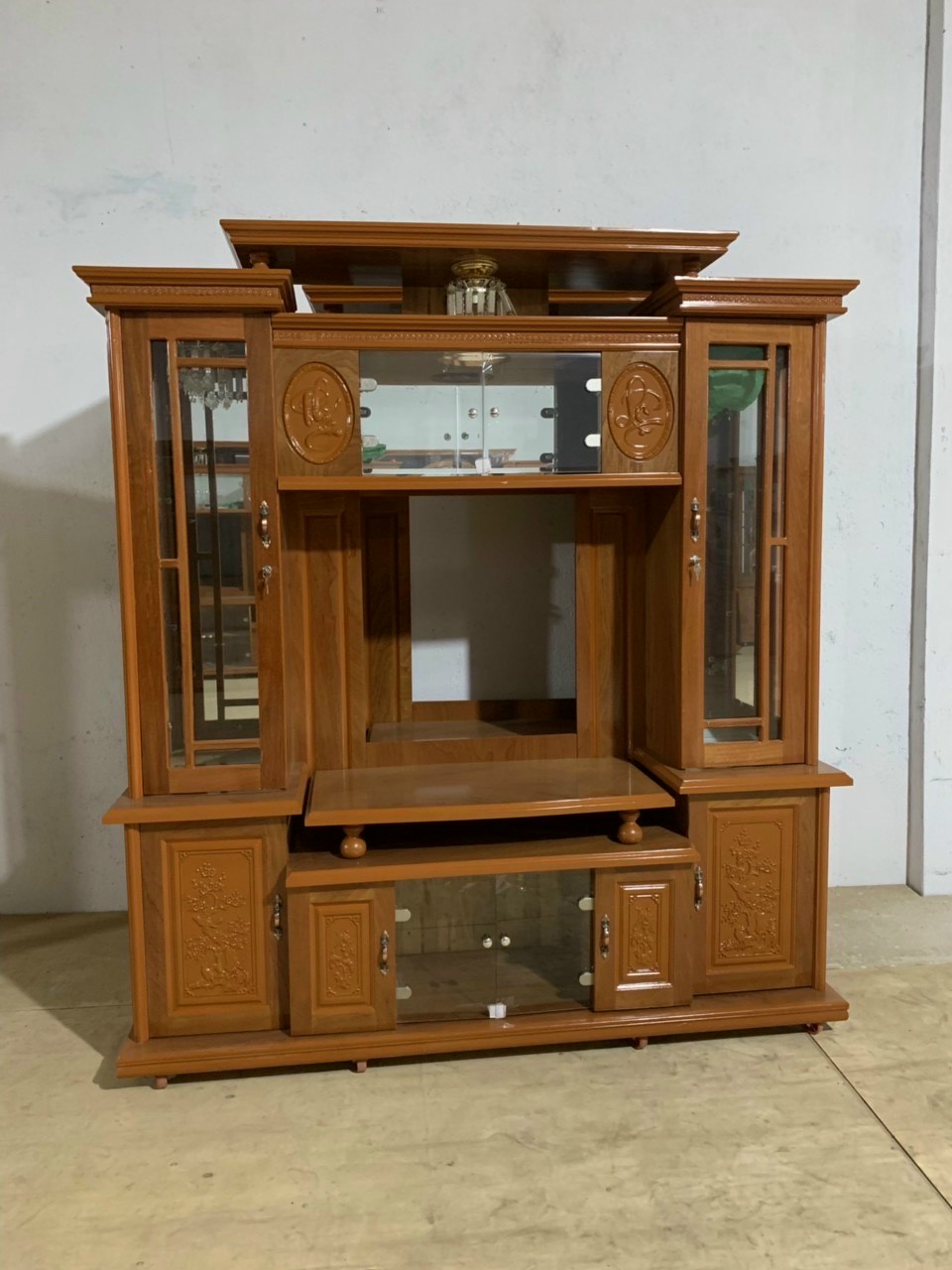 Kệ ti vi gỗ xoan đào nhiều kích thước