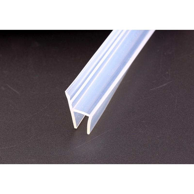 Gioăng cao su chữ h chất liệu silicon trong chuyên dụng gắn cửa kính đóng mở tác dụng ngăn bụi nước gió lùa khe cửa