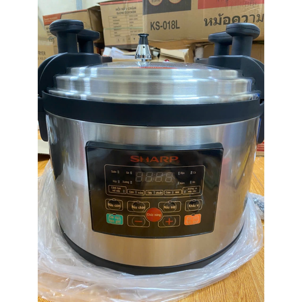 Nồi áp suất điện công nghiệp Sharp KS-021L dung tích 21 Lít Thái Lan Hàng chính hãng