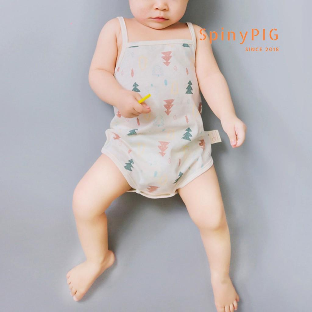 Quần áo sơ sinh 0-24 tháng ORGANIC bộ body 2 dây cho bé sơ sinh 100% COTTON HỮU CƠ TỰ NHIÊN siêu đáng yêu