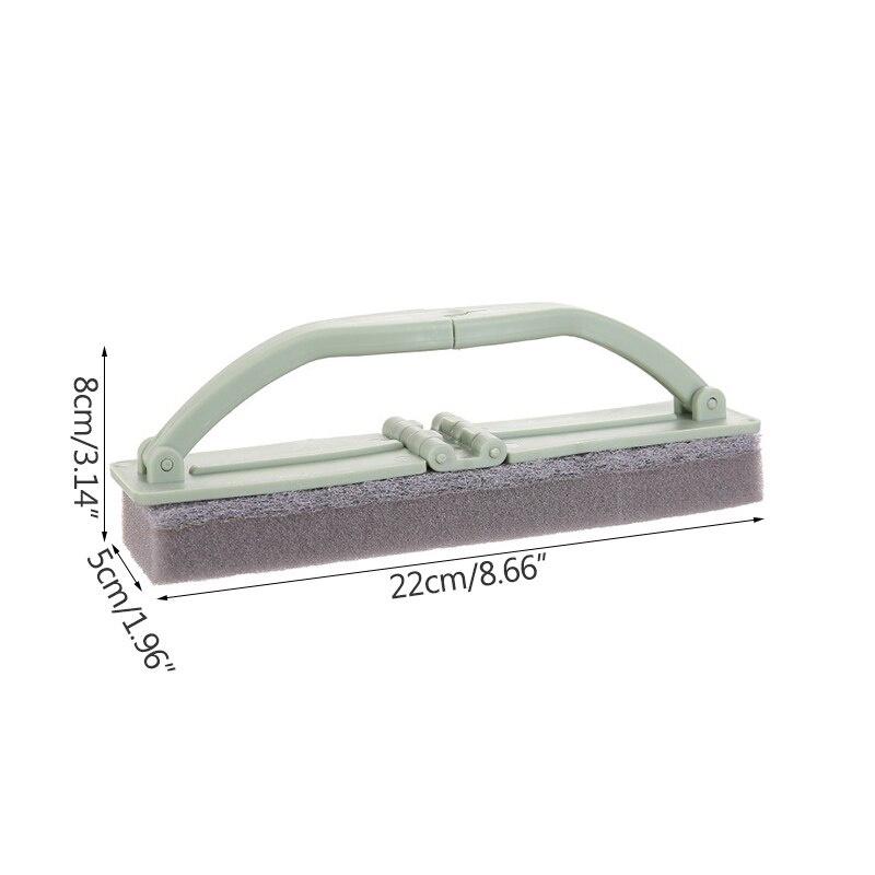 Cleaning Brush Home Folding Brush With Handle Drainage Brush Japanese Strong Decontamination Tile Glass Cleaning Sponge Brush