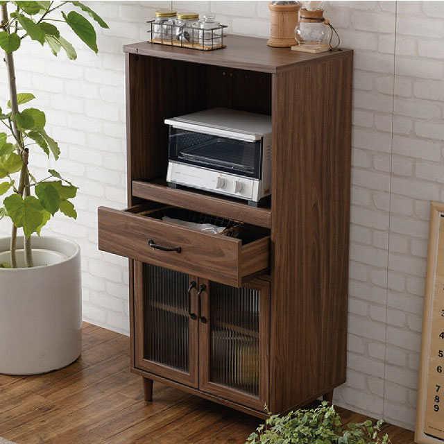 Tủ bếp Powry Japan 1260L- Màu walnut (màu gỗ óc chó)