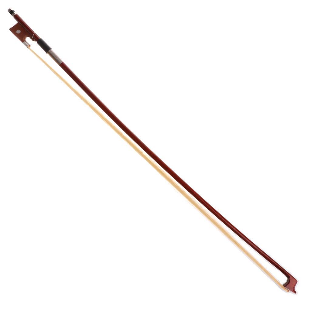 Rosewood 1/4 Violin Bow with Bow Practice Holder Fiddle Teaching Aid Correct