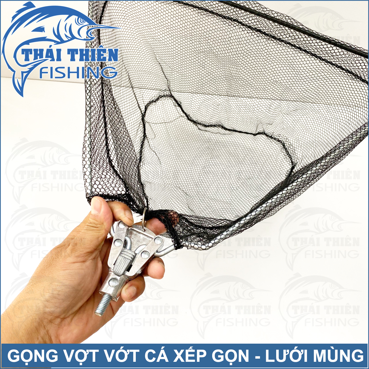 Gọng vợt vớt cá, Gọng vợt tam giác gấp gọn lưới mùng