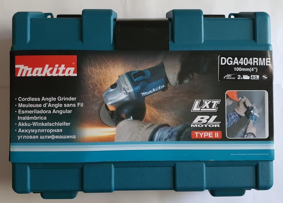 MÁY MÀI GÓC CHẠY PIN 18V/3.0AH 100MM MAKITA DGA404RME- HÀNG CHÍNH HÃNG