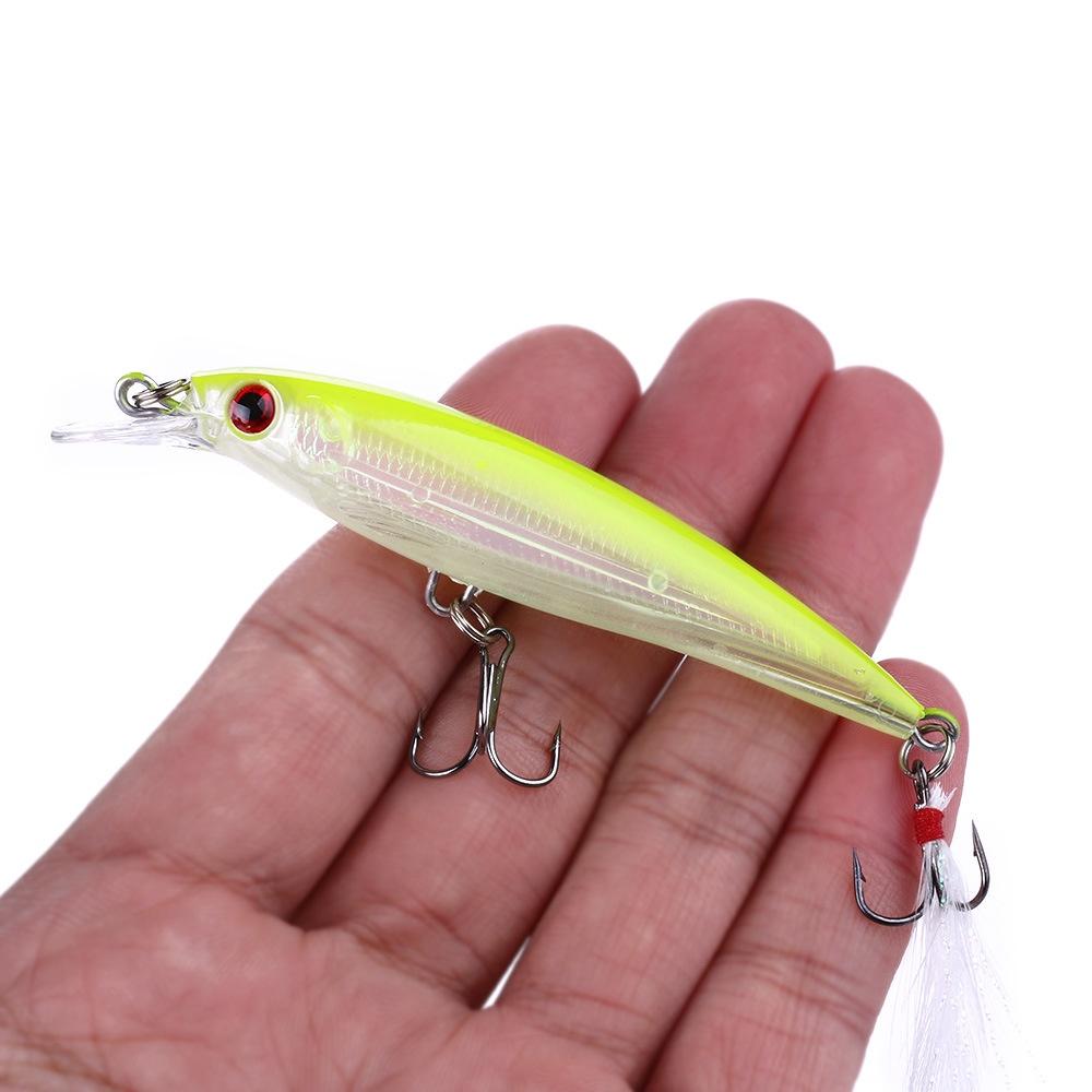 Mồi Giả Câu Lure 3D Đủ Màu Sắc MO18 Thiết Kế Như Thật 8g Có Móc Siêu Sắc