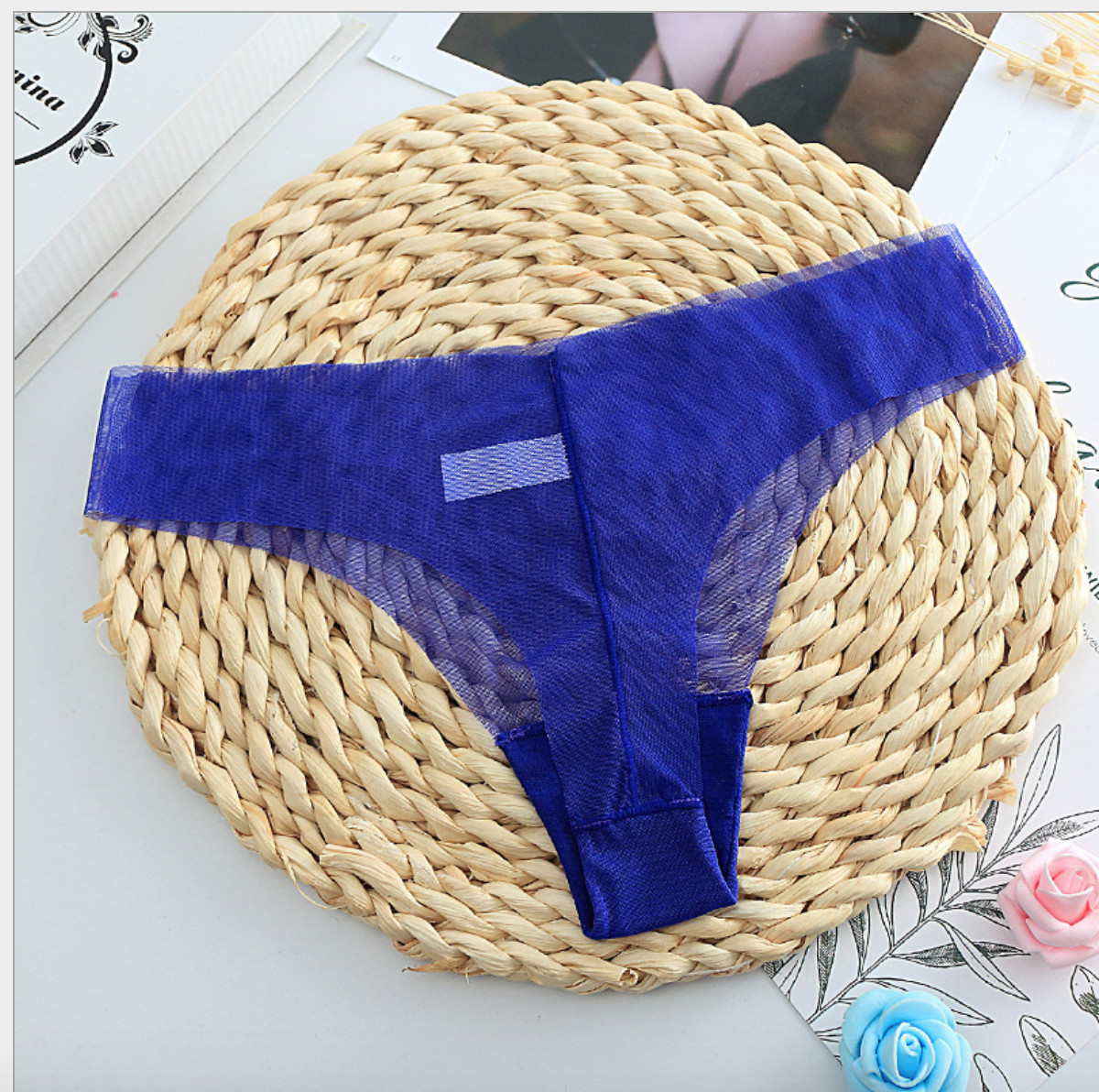Bộ 5 quần lót lọt khe trong suốt siêu mỏng