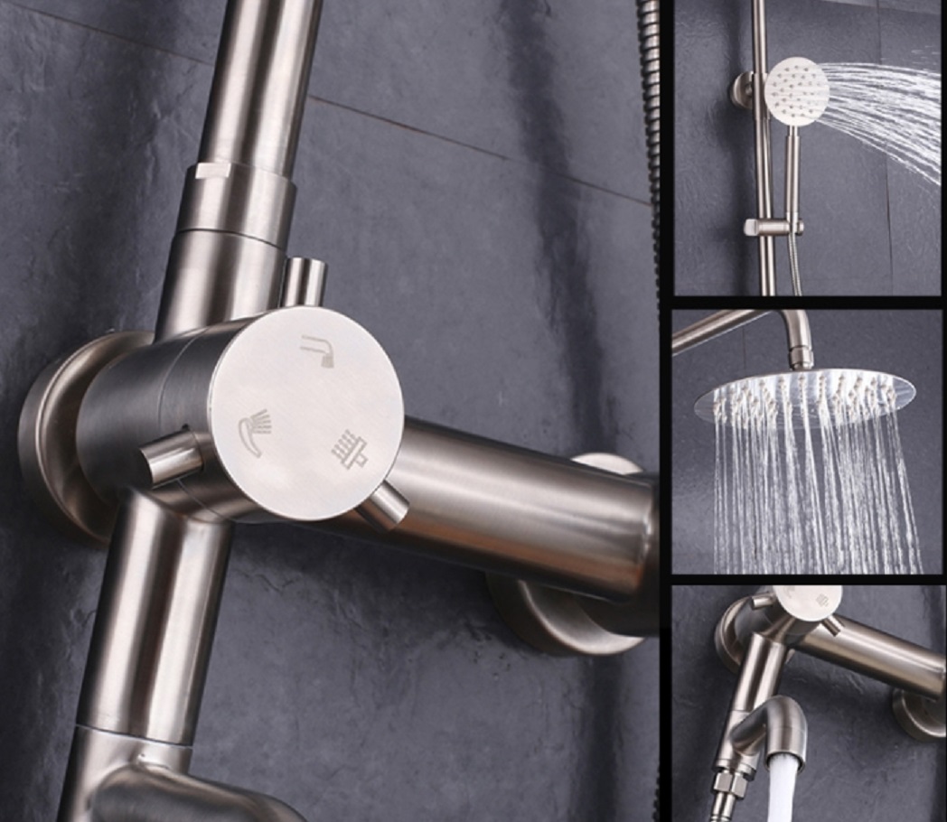 Sen Cây Tắm Đứng MAS nóng lạnh chất liệu inox 304 giá rẻ