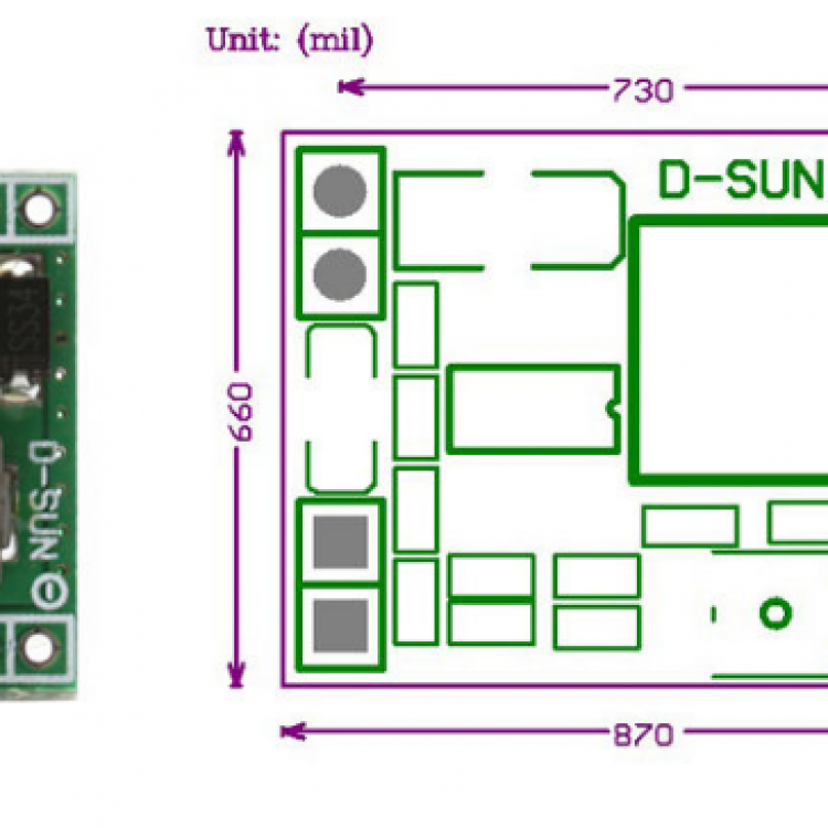 Module Buck 3A MP1584EN Mini