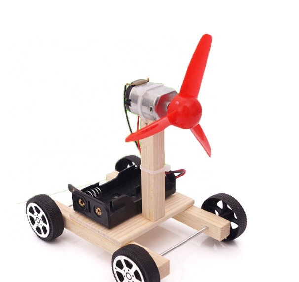 Bộ đồ chơi khoa học tự làm Aerodynamic car robot xe quạt gió C-27A